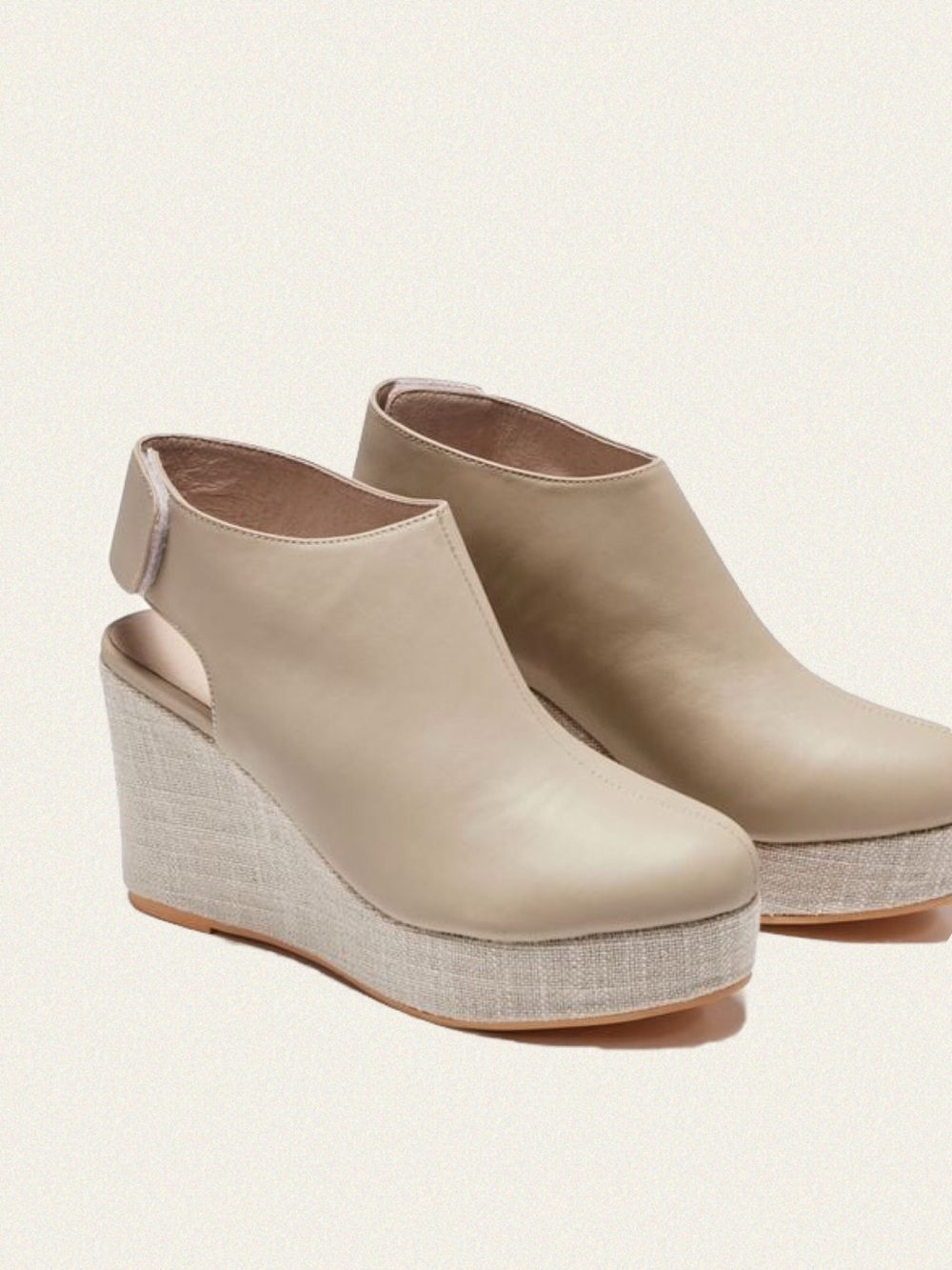 Sarah Pacini Leather Wedges